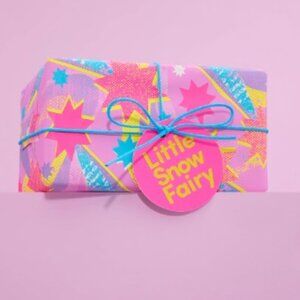 LUSH COSMETICS  Little Snow Fairy Gift  with 2 Bath bombs, Bubble bar new sealed